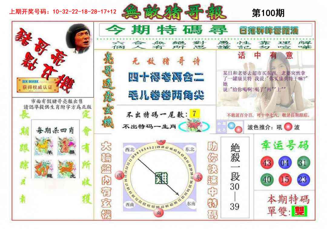 100期无敌猪哥[图]