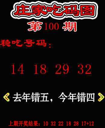 100期庄家吃码图[图]
