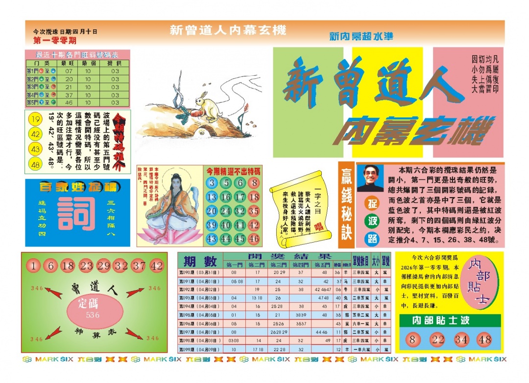 100期新曾道人内幕A[图]